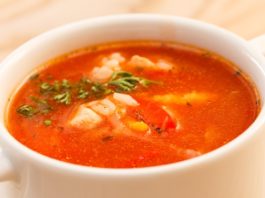 Диетический овощной суп. 100 г готового блюда всего 25 ккал