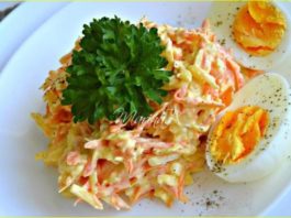 Французский салат с морковью и сыром — готовьте побольше